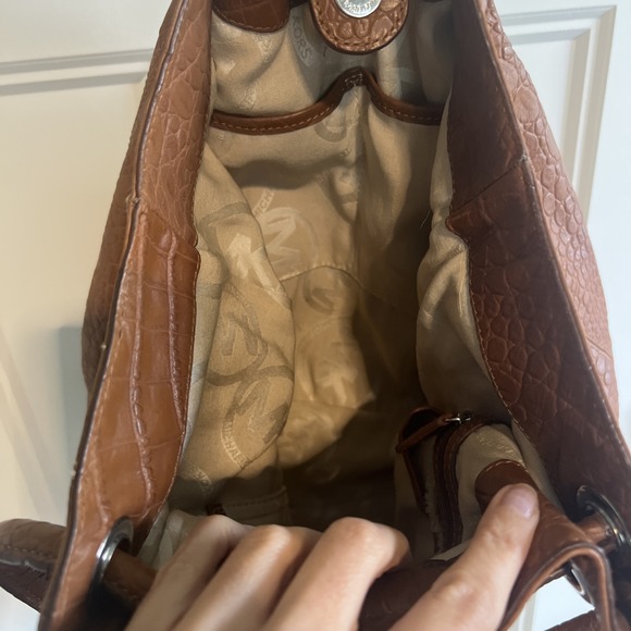 Vintage Michael Kors Bag Cognac Camel Tan Tassel - Picture 8 of 10